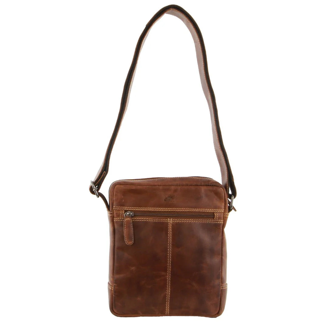 Billy The Kid Men's Genuine Leather Small Shoulder Bag