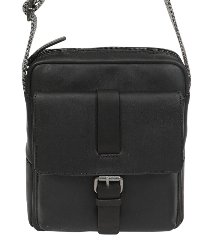Men's Vintage Cow Leather Brown Satchel Bag