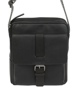 Men's Vintage Cow Leather Brown Satchel Bag