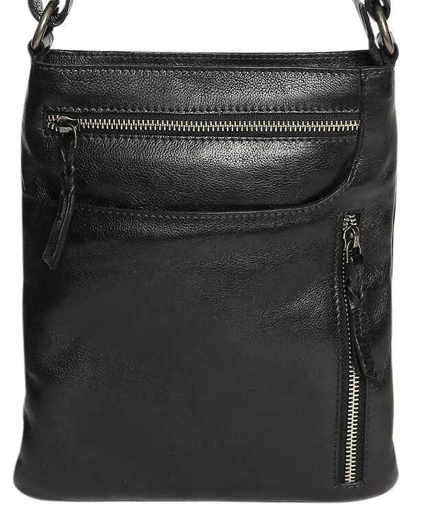 Modapelle Ladies Leather Shoulder/Cross Body Bag