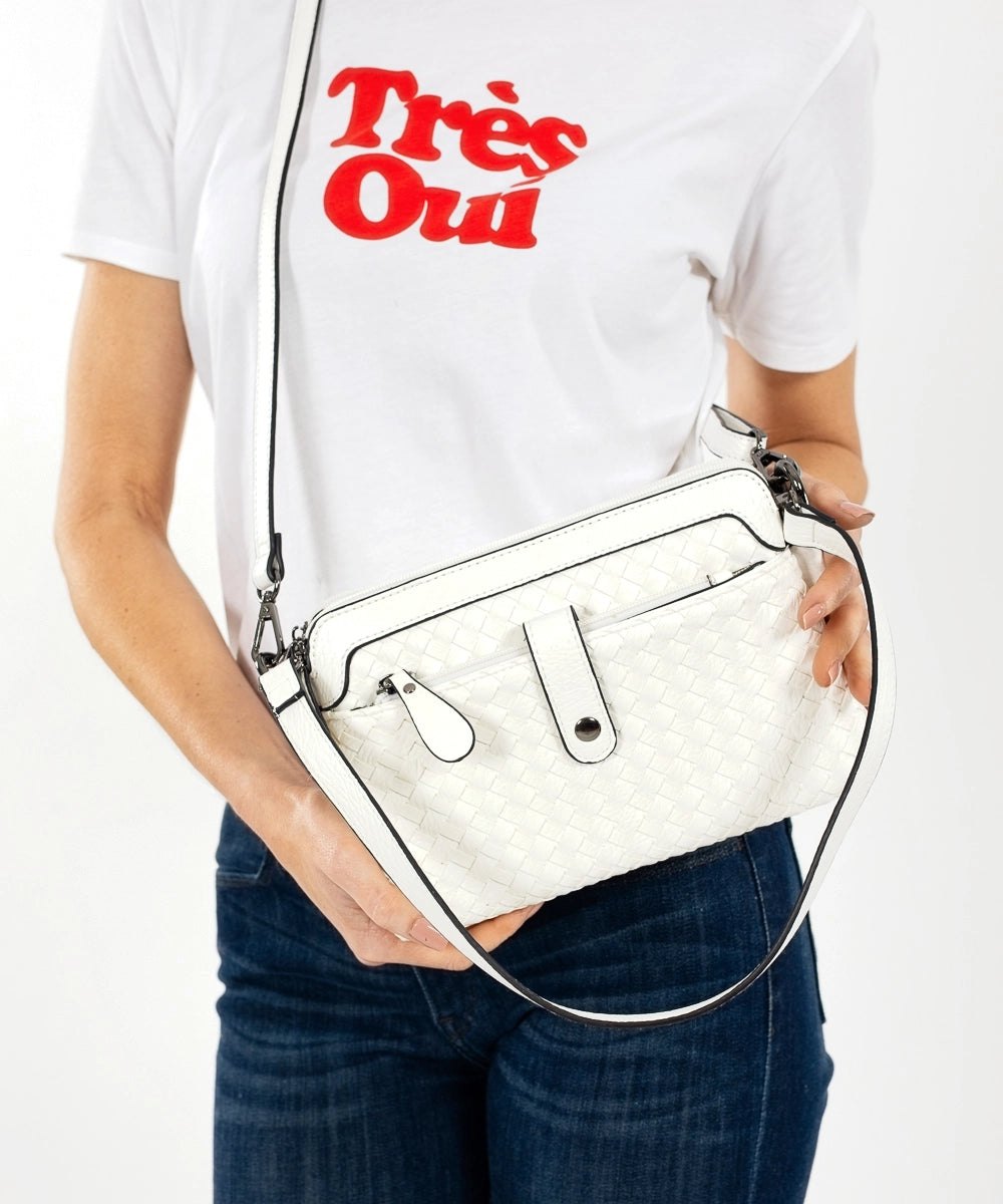 SASSY DUCK WOVEN VEGAN BAG