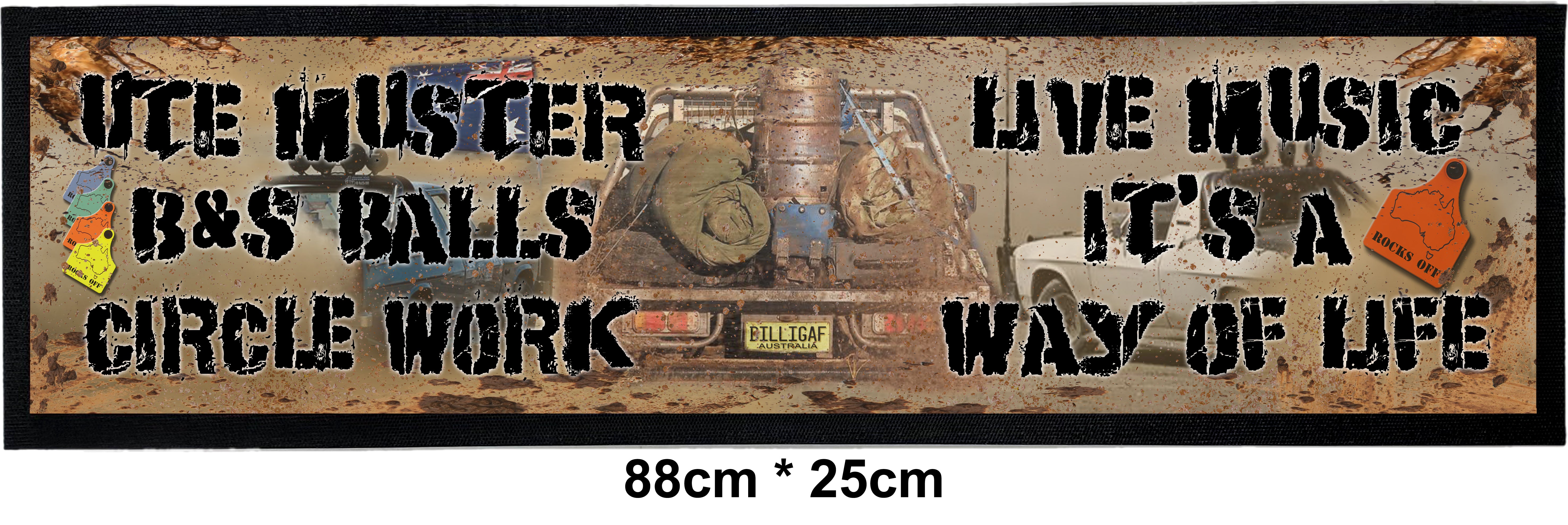 Ute Muster Bar Mat