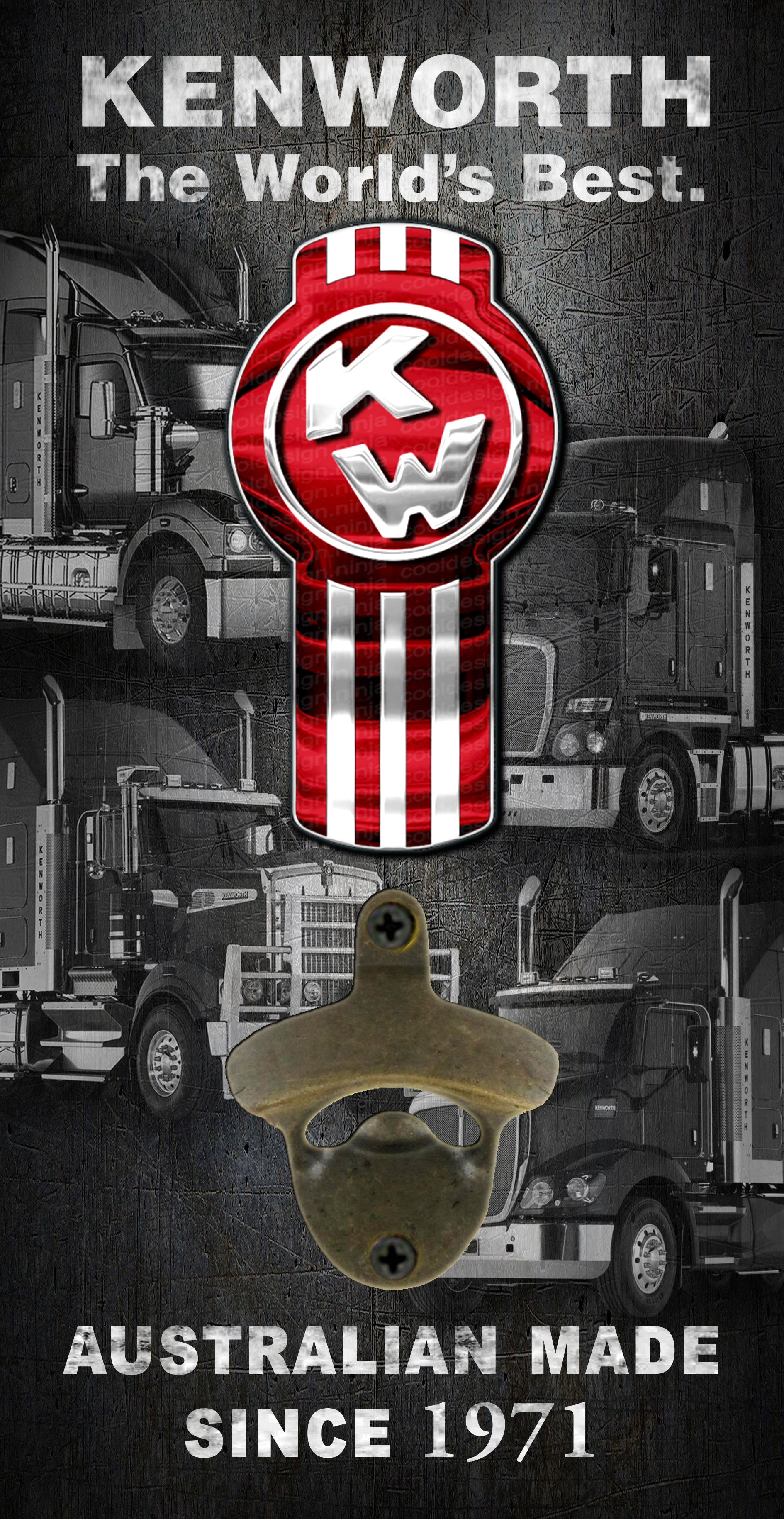 KENWORTH 1971 BOTTLE OPENER