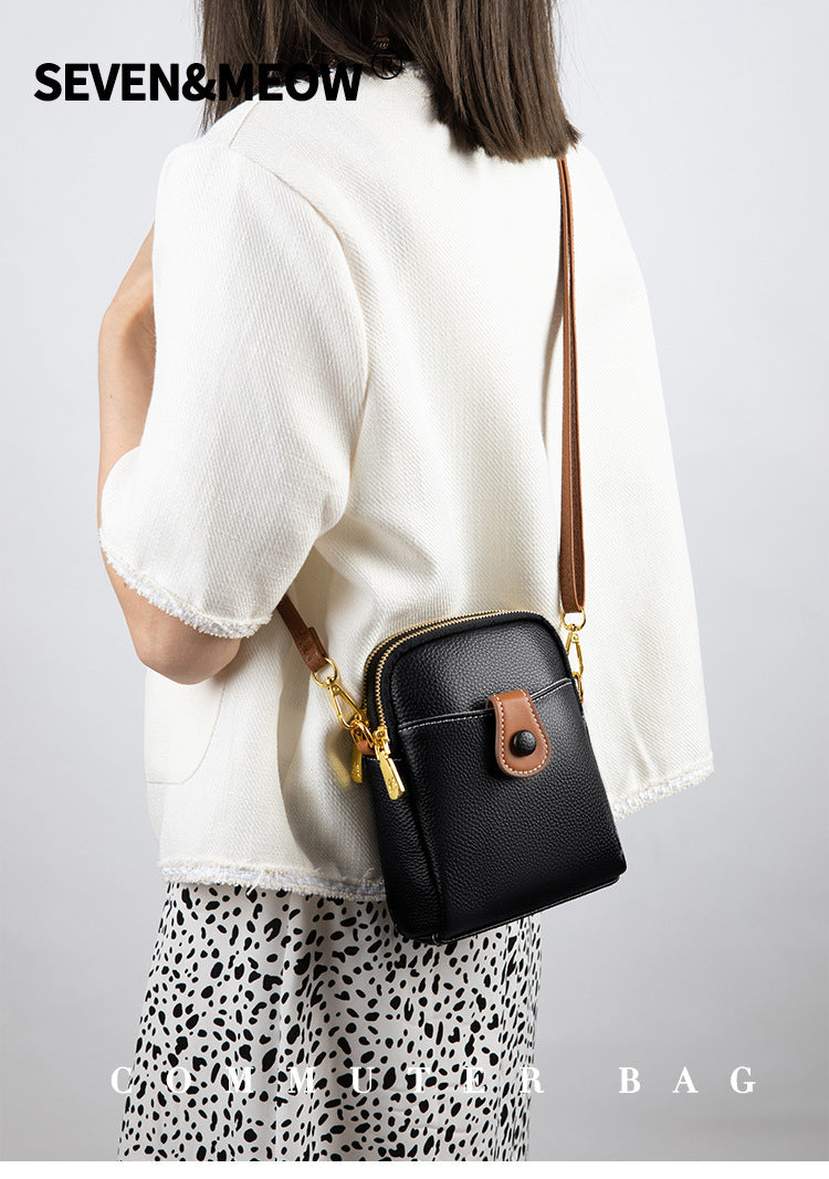 Sassy Duck Georgie Leather Cross Body Bag