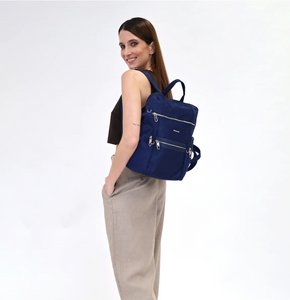 PIERRE CARDIN NYLON ANTI THEFT BACKPACK