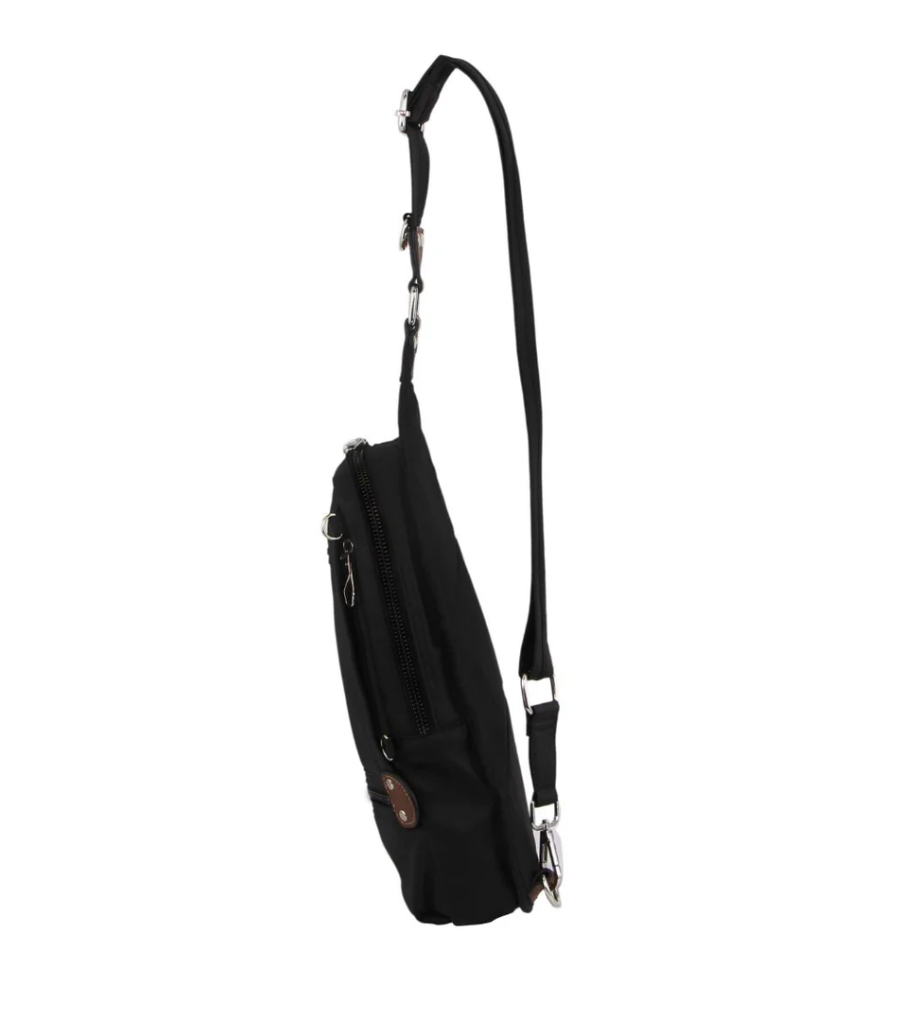 Pierre Cardin Nylon Anti Theft Crossbody Bag