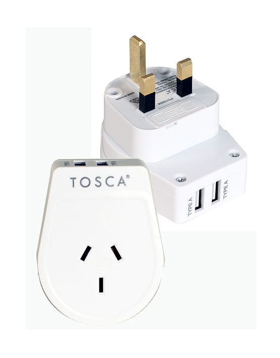 TOSCA OB TRAVEL ADAPTOR - UK & HK