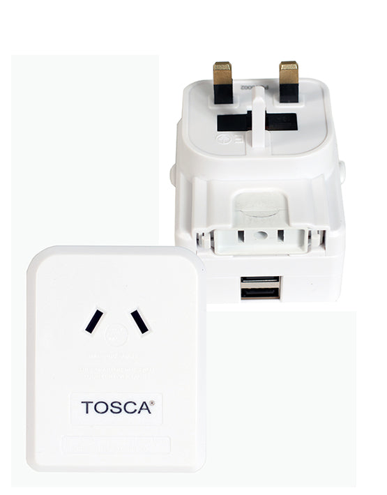 TOSCA OB TRAVEL ADAPTOR - UNIVERSSAL