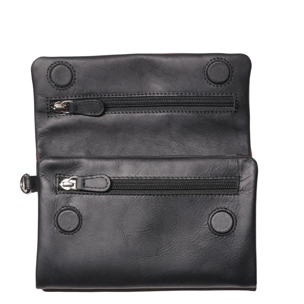 Cenzoni Oiled Pull-Up Two-Tone Women's Leather Wallet