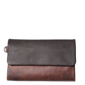 Cenzoni Oiled Pull-Up Two-Tone Women's Leather Wallet
