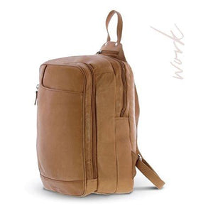 GABEE LARGE LEATHER BACKPACK