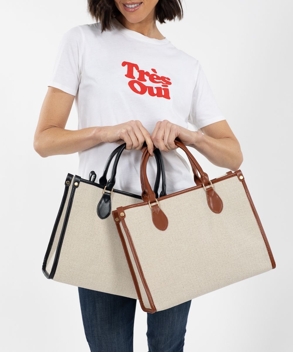 SASSY DUCK VEGAN LEATHER TOTE