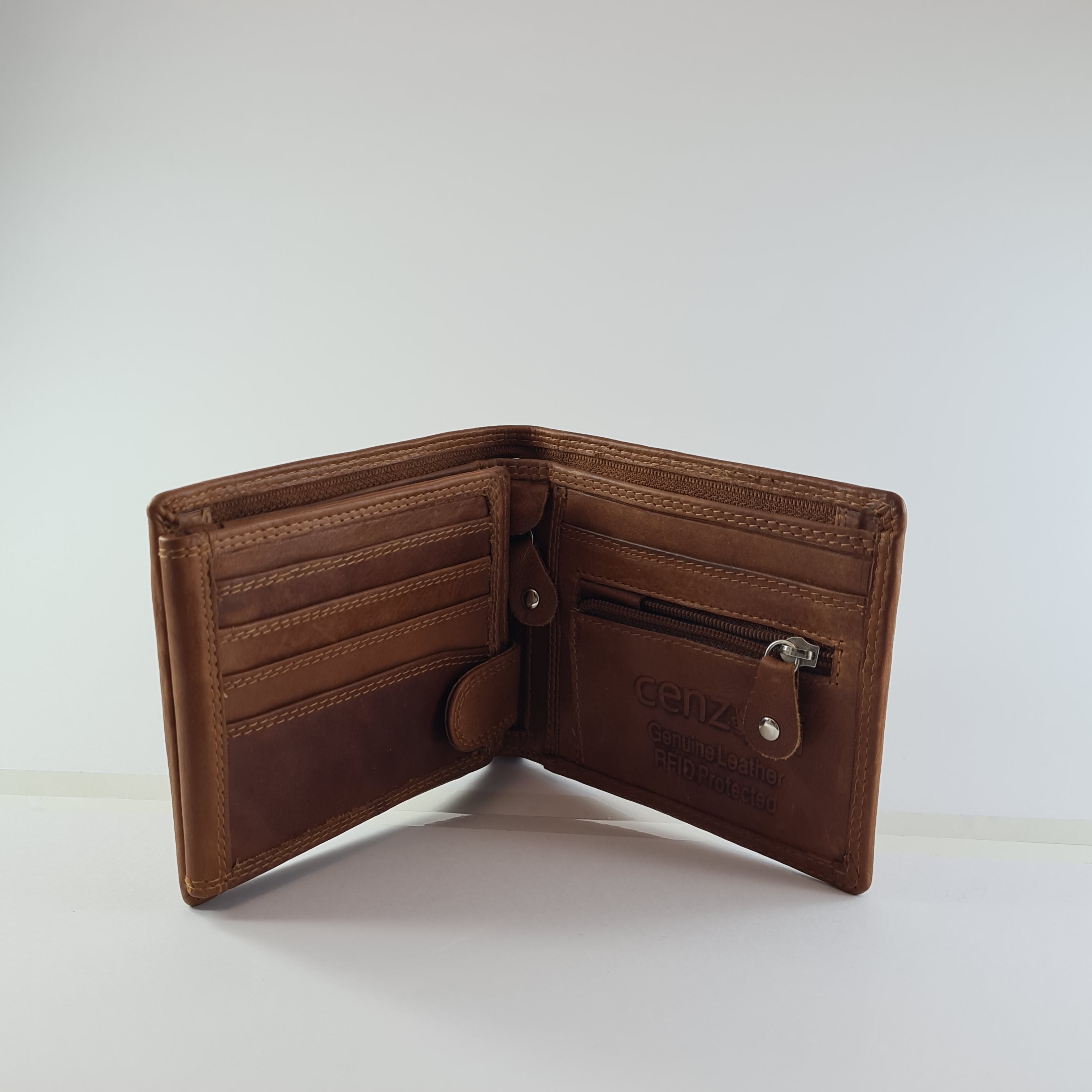Cenzoni Oil Pull Up Men's Leather Wallet