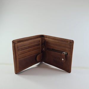 Cenzoni Oil Pull Up Men's Leather Wallet