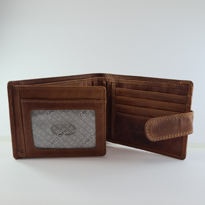 Cenzoni Oil Pull Up Men's Leather Wallet
