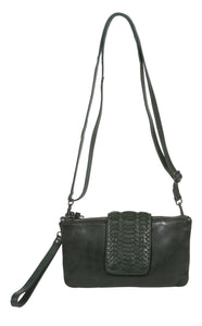 Modapelle leather women's crossbody/wrist bag