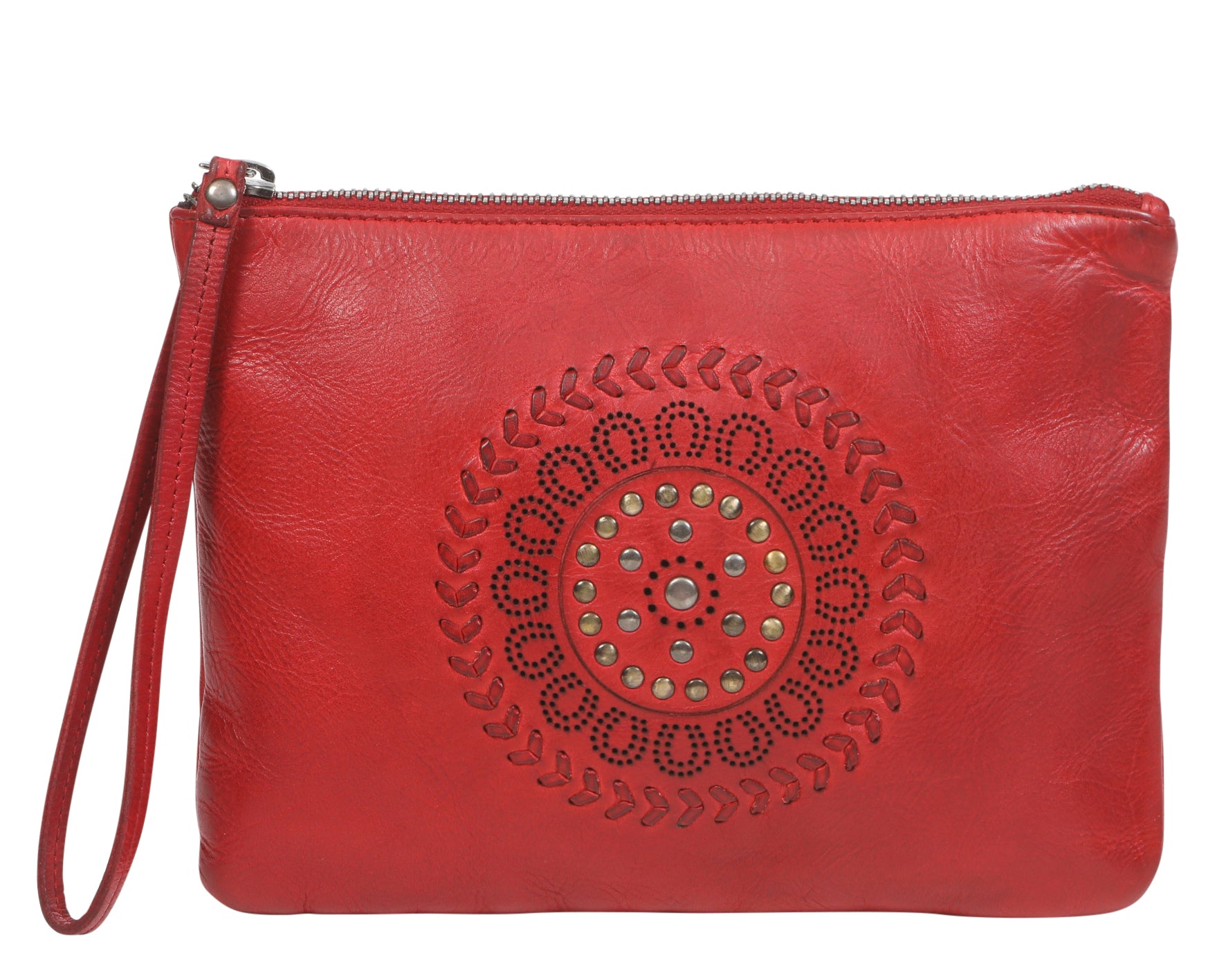 Modapelle Women's Leather Wrist Bag