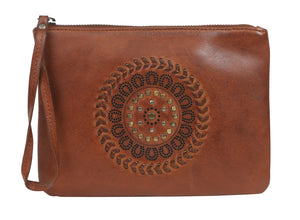 Modapelle Women's Leather Wrist Bag