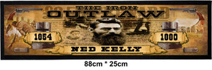 BAR MAT NED KELLY IRON OUTLAW