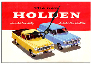 NEW HOLDEN METAL CLOCK