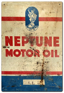 SAE NEPTUNE TIN SIGN