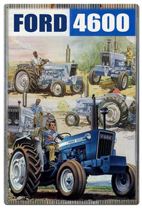 FORD 4600 TRACTORS TIN SIGN