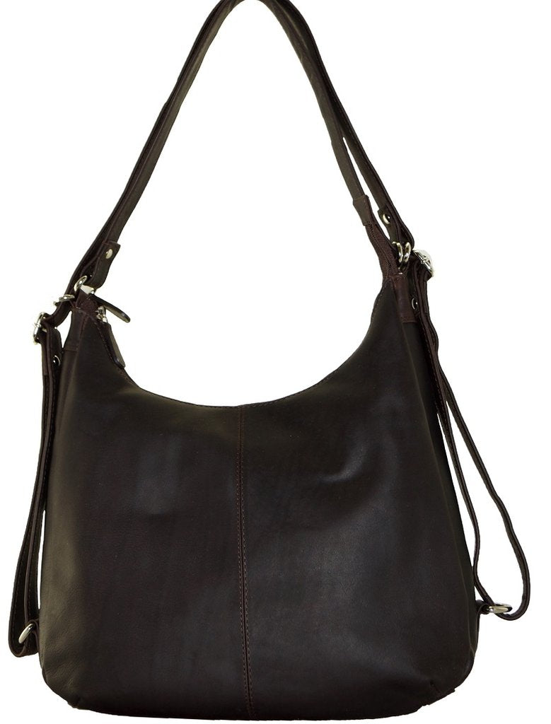Cenzoni Oil Pull Up Convertible Women's Leather Backpack