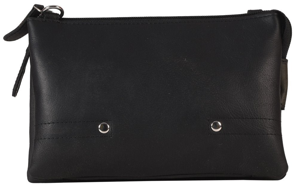 Cenzoni Oil Pull-Up Women's Leather Blazer/Wrist Bag