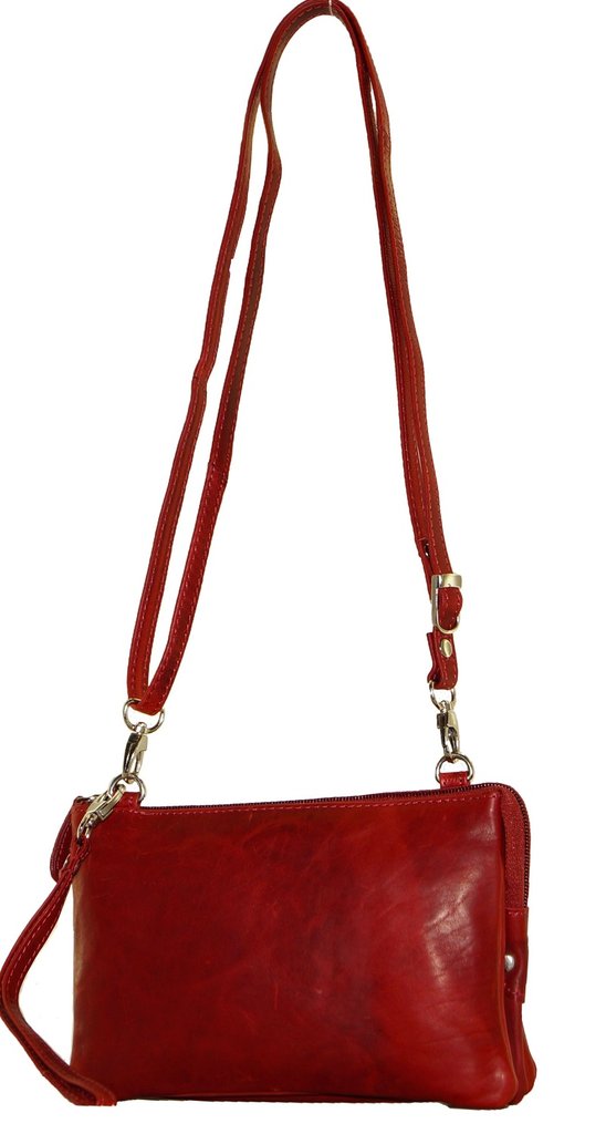 Cenzoni Oil Pull-Up Women's Leather Blazer/Wrist Bag