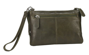 Cenzoni Oil Pull-Up Women's Leather Blazer/Wrist Bag