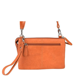 Cenzoni Oil Pull-Up Women's Leather Blazer/Wrist Bag
