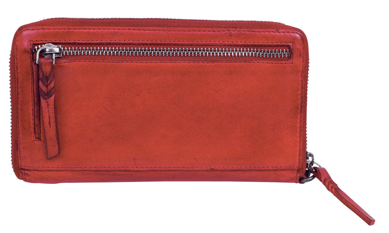 Modapelle zip around Leather Wallet