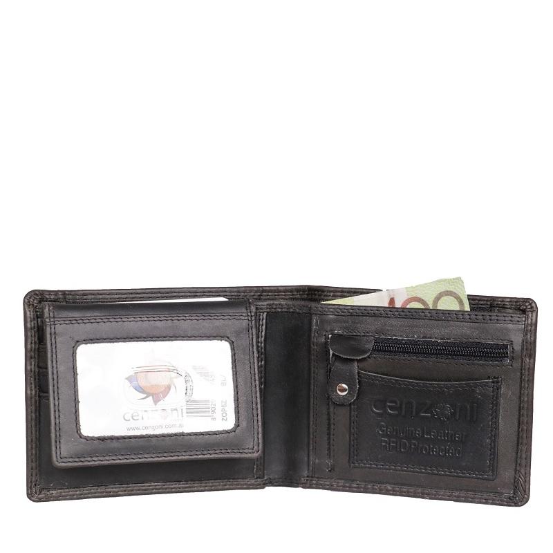 Cenzoni Oil Pull-up Men's Leather Wallet