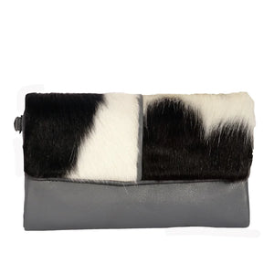 Cenzoni Women's Pull-Up Oil Hairon Leather Wallet