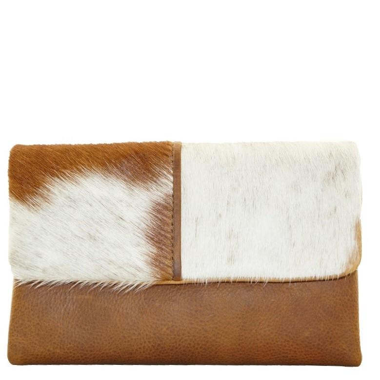 Cenzoni Women's Pull-Up Oil Hairon Leather Wallet