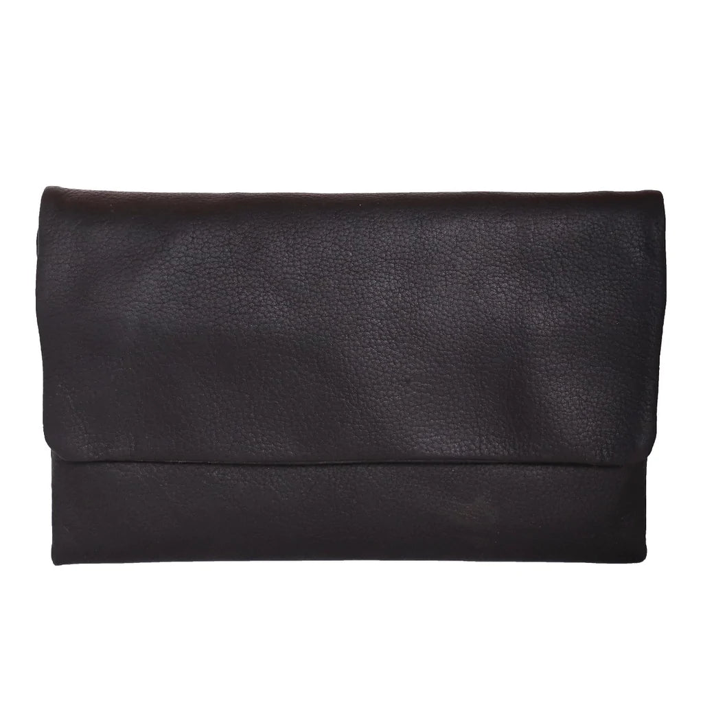 Cenzoni Pull-Up Oil Women's Leather Wallet with detachable wrist strap