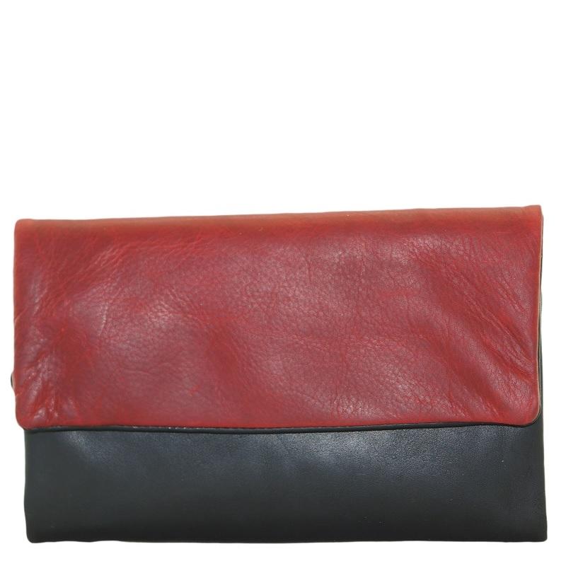 Cenzoni Oiled Pull-Up Two-Tone Women's Leather Wallet