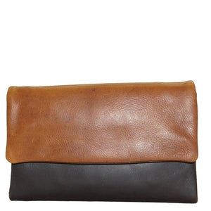 Cenzoni Oiled Pull-Up Two-Tone Women's Leather Wallet