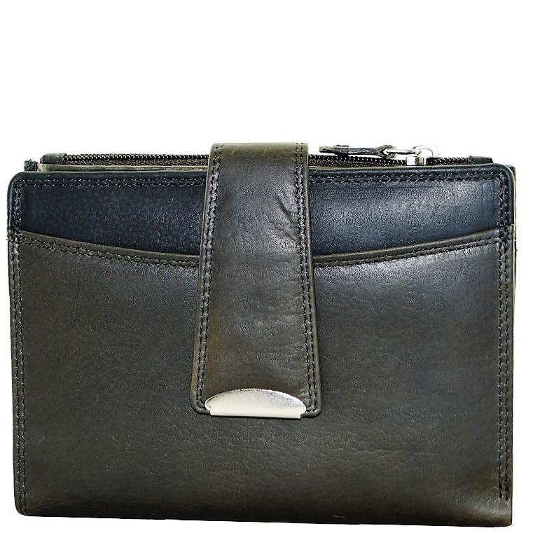 Cenzoni Women's Oil Pull-up Leather Wallet