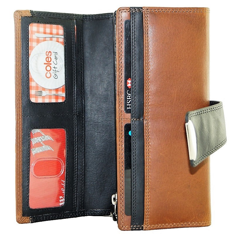 Cenzoni Oil Pull Up Women's Leather Wallet